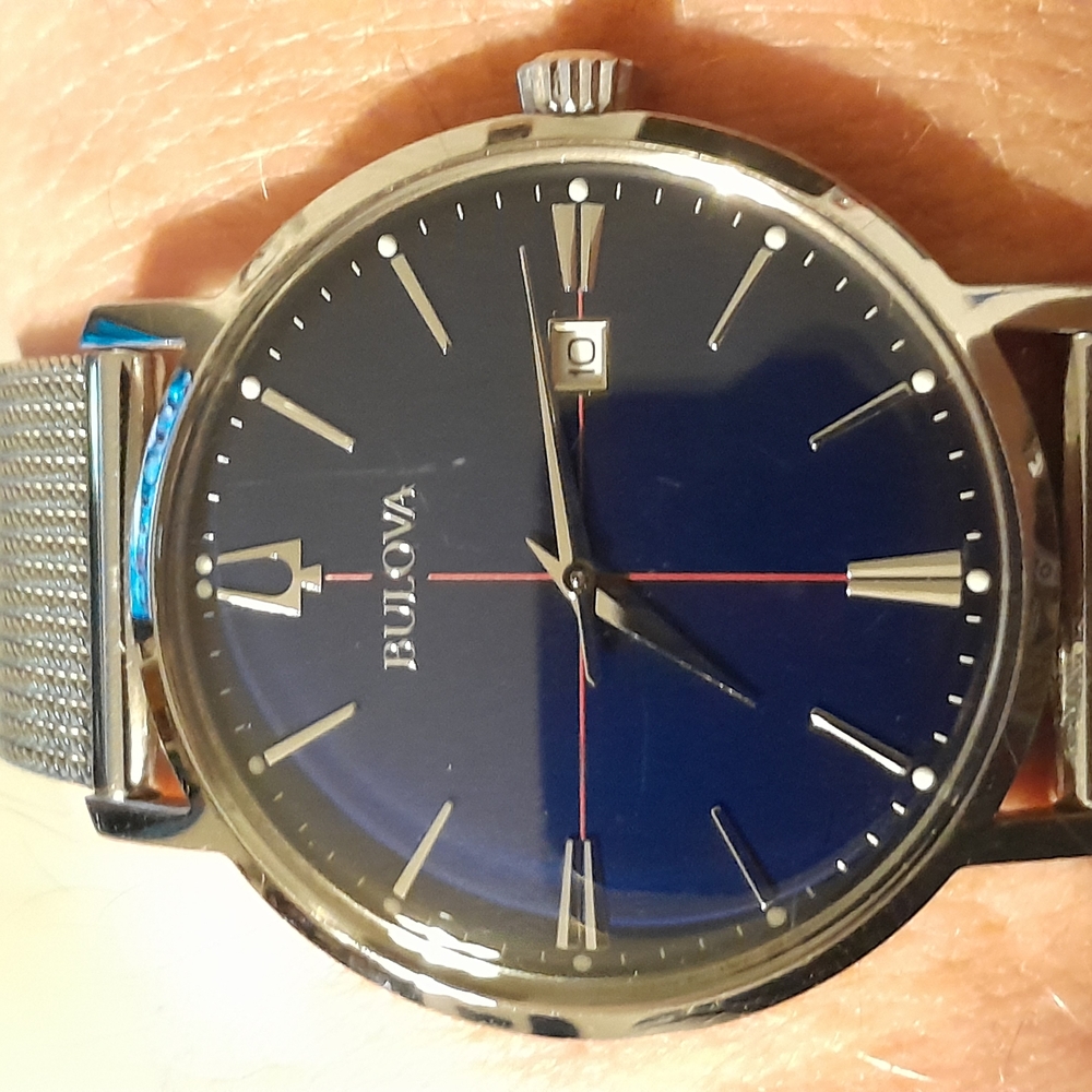 Bulova Silver and Blue Aerojet 39mm - Picture 8 of 9